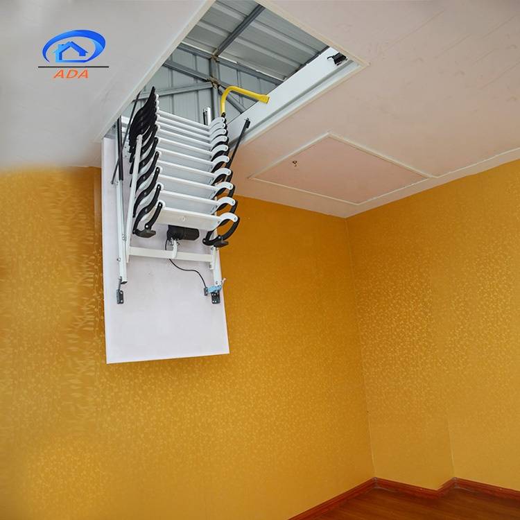 Telescopic Attic Stairway Cheap Retractable Staircase Professional Steel Stair Case